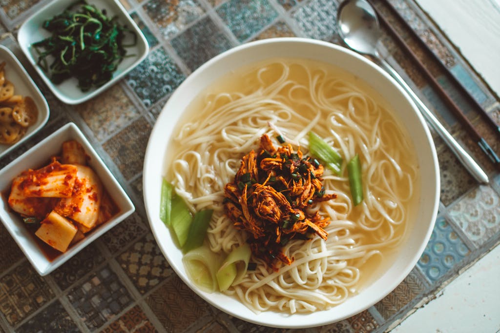Korean Noodle Soup Janchi Guksu
